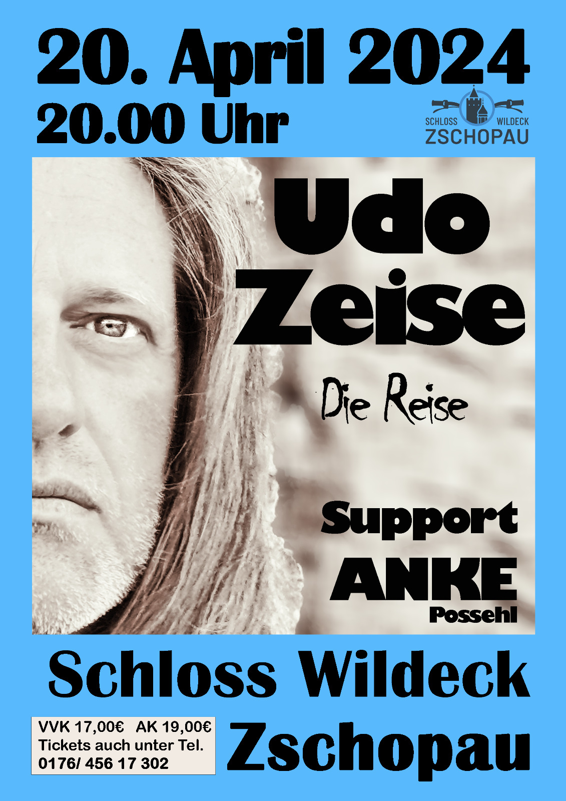 Plakat Konzert Udo Zeise